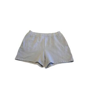 Lululemon Mens XL relaxed soft cotton light blue shorts  5’ inseam gym workout